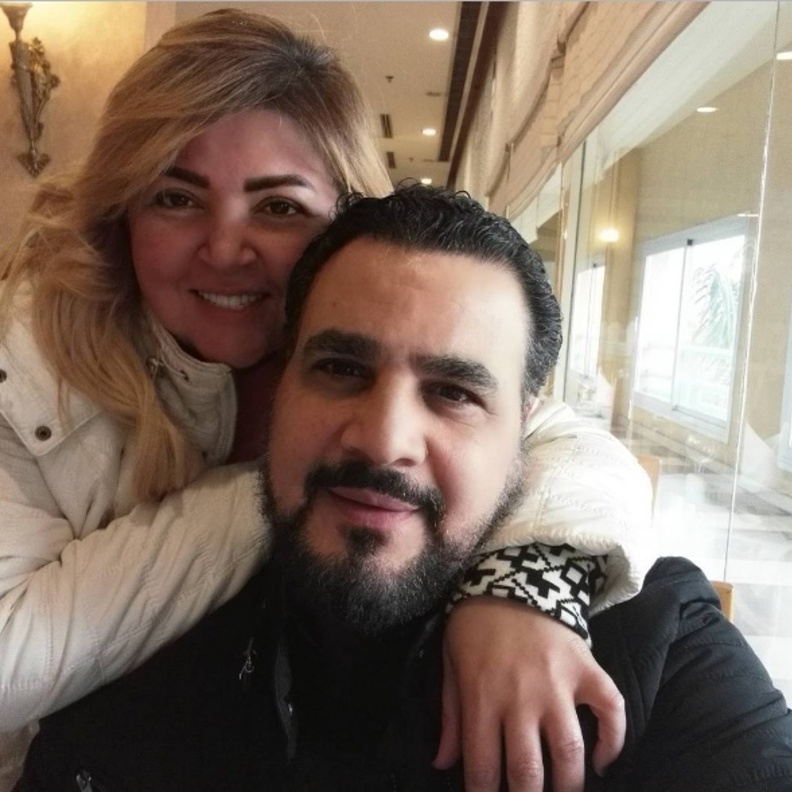 مها احمد وزوجها