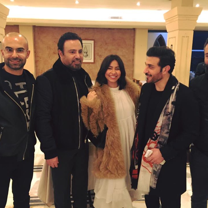 شيرين عبد الوهاب في حفل عشاء روتانا