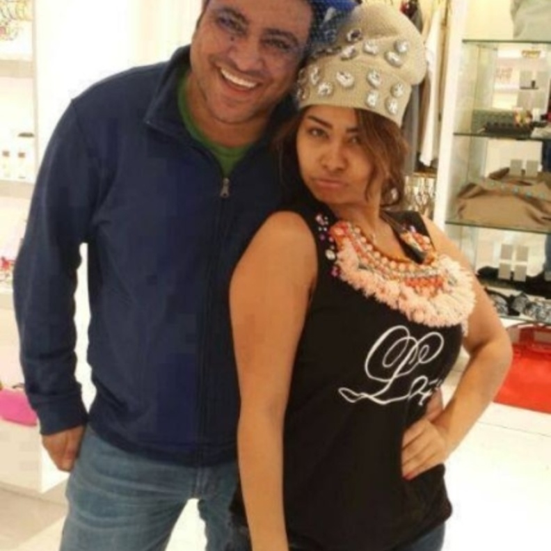 شيرين عبد الوهاب وشقيقها محمد