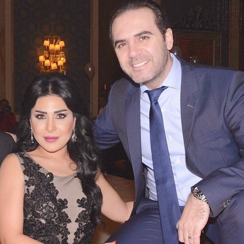 وائل جسار وزوجته