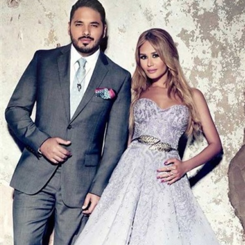 رامي عياش وزوجته