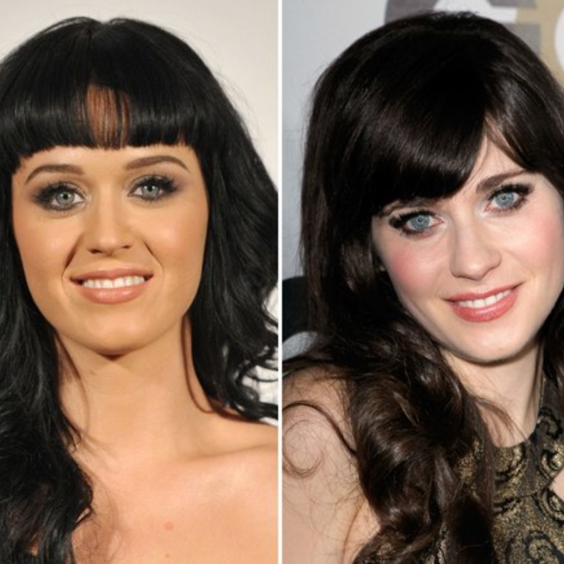 المغنية كاتي بيري والممثلة زوي ديشانيل