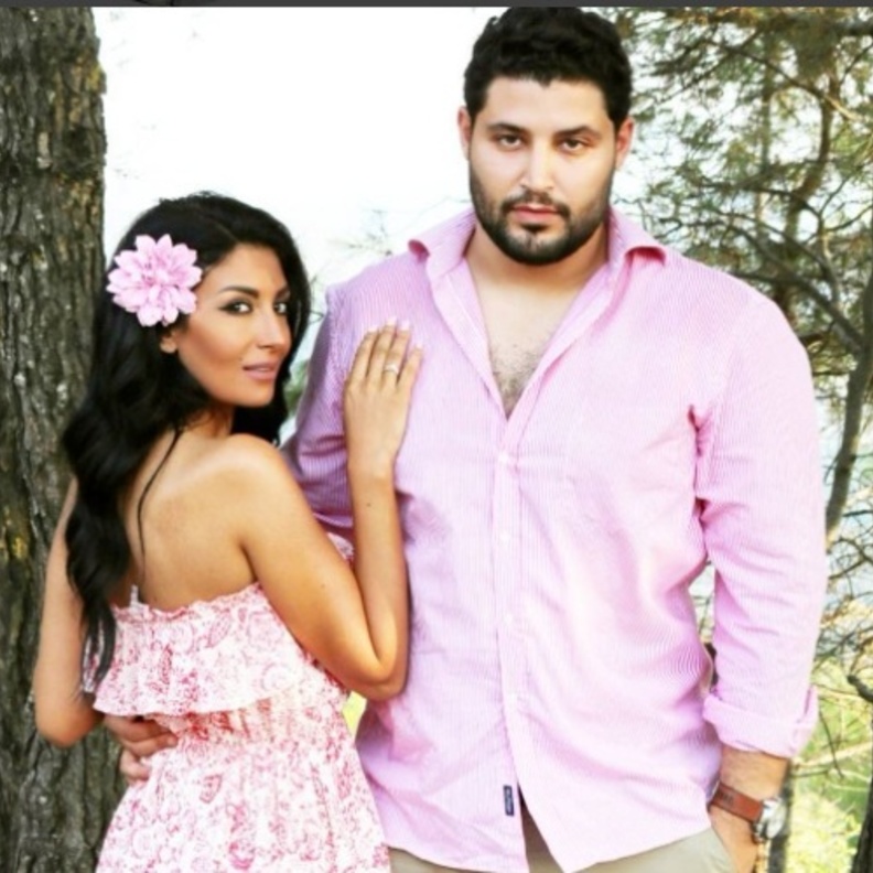 رويدا عطية وخطيبها