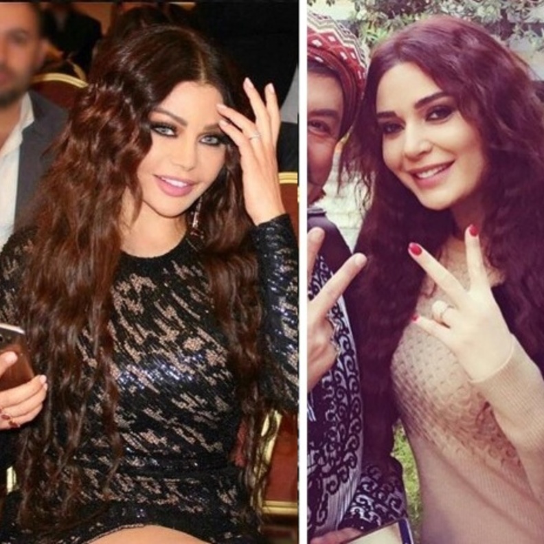 التقليد بين سيرين وهيفاء