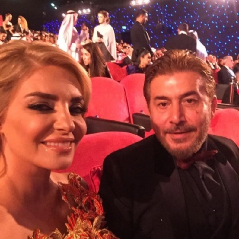 عابد فهد وزوجته