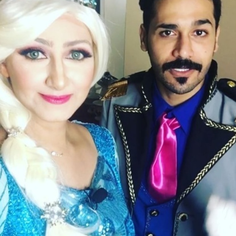 هيفاء حسين ملكة الثلج