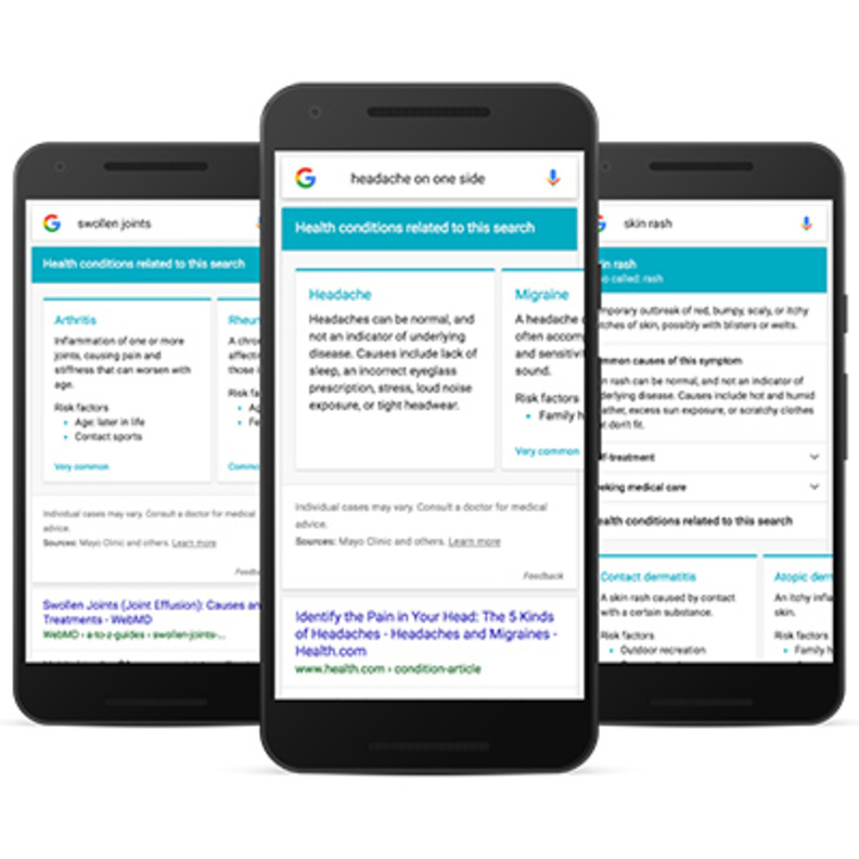 جوجل .. تساعدكم على معرفة أعراض المرض وأسبابه وطرق العلاج!