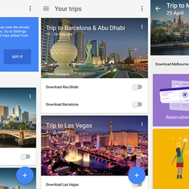 تطبيق ذكي للسفر من جوجل