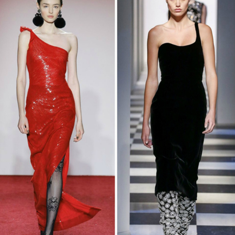  فساتين الكتف الواحد