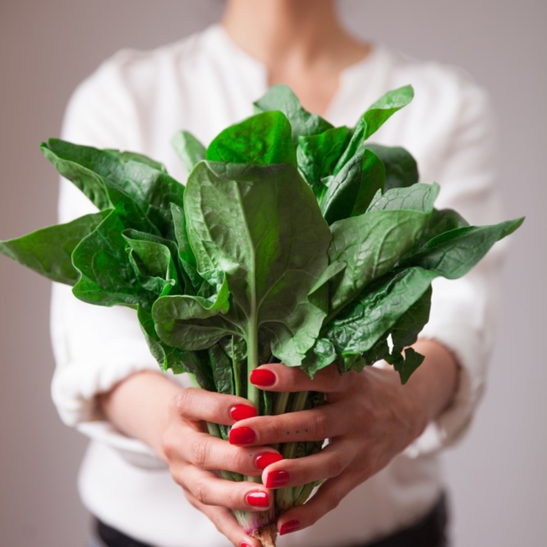 تمتاز السبانخ بعناصر فعالة لعلاج الامراض و الوقاية من السرطان 