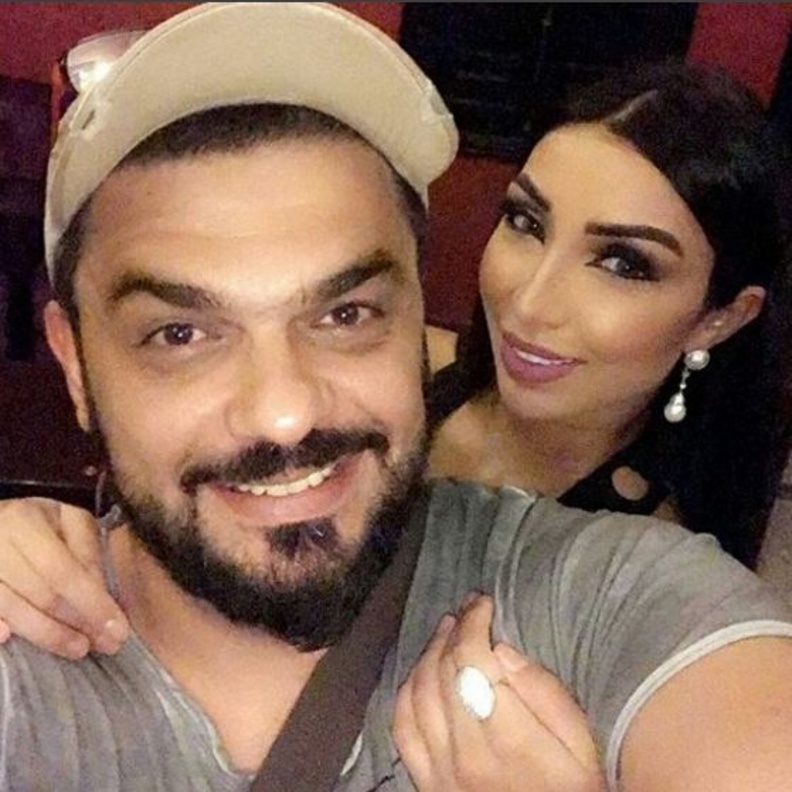 دنيا بطمة وزوجها