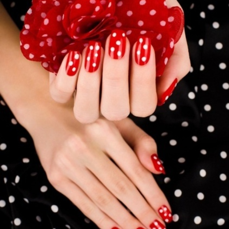 مناكير منقط