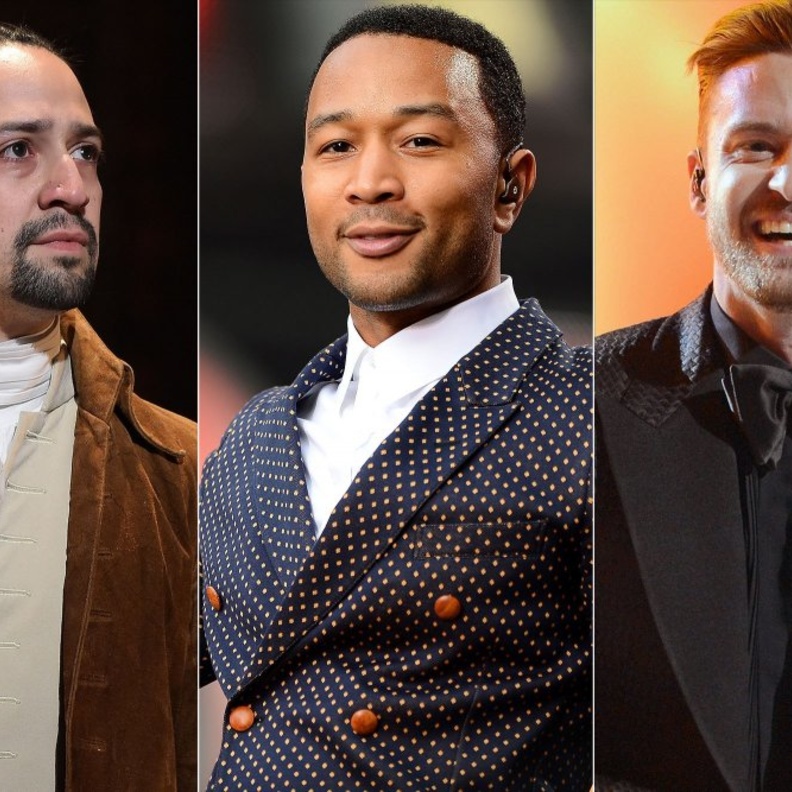 جاستين تمبرليك وجون لينجد ولين مانويل ميراندا