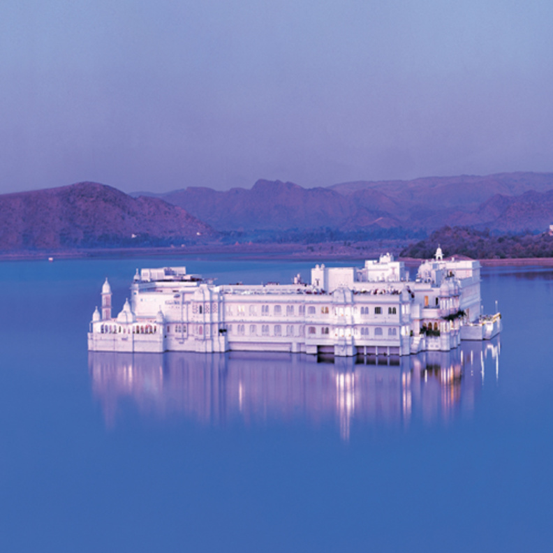 Taj Lake Palace of Udaipur, India - Exterioir View