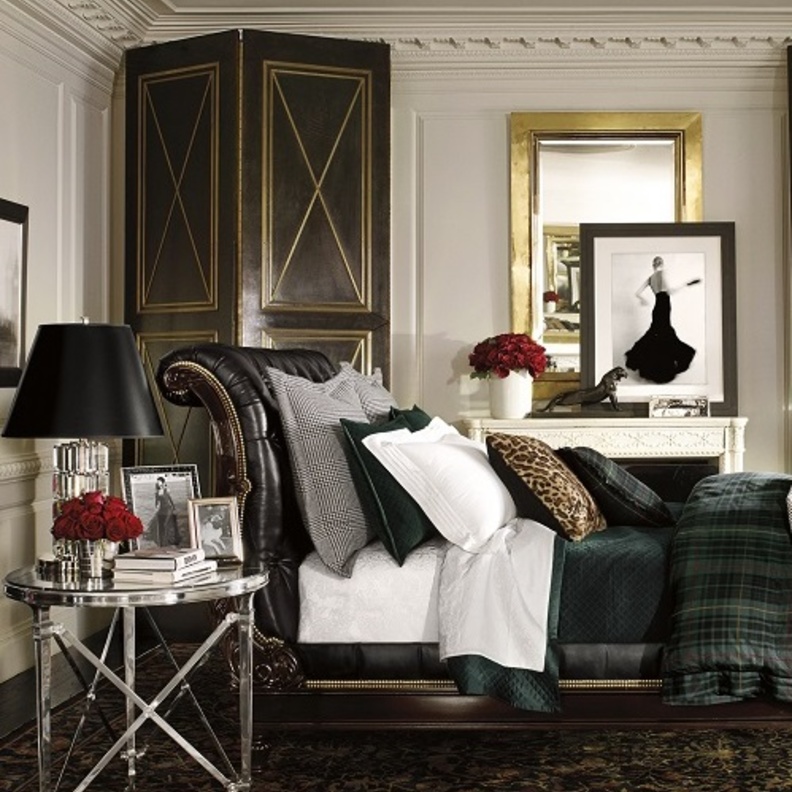 غرفة نوم راقية من رالف لورين 