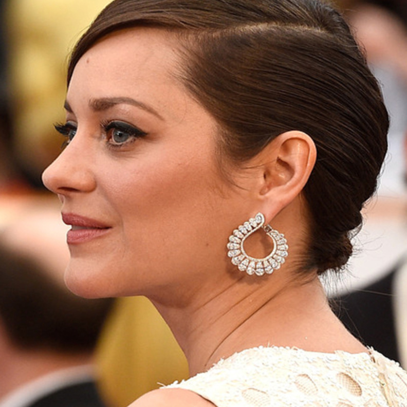 Chopard Hoop Earrings - Marion Cotillard 