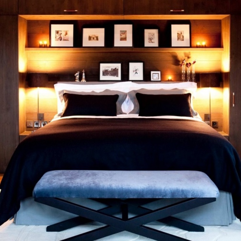 الإنارة المدروسة عنصر مهم لإضافة رومنسيه على غرف النوم