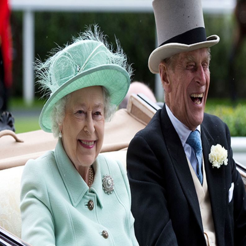 الملكة إليزابيث والأمير فيليب
