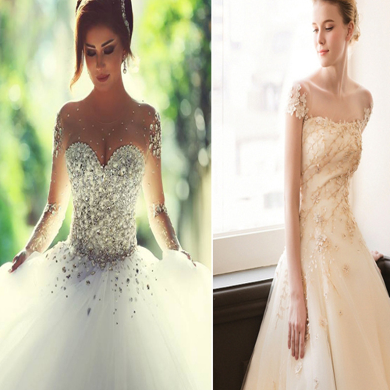 اطلالة مميزة للعروس