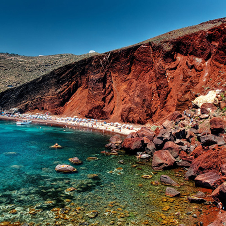 أفضل شاطئ استثنائي: Red Beach، سانتوريني، اليونان