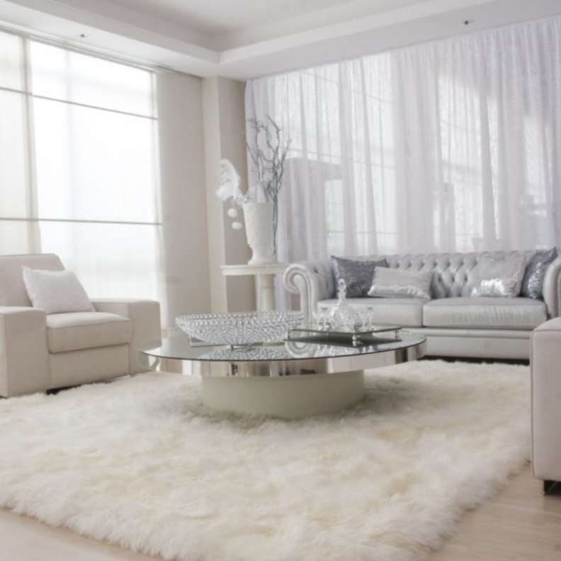 يفضل دائما أن يكون الباركيه هو أساس أرضية الديكور الأبيض