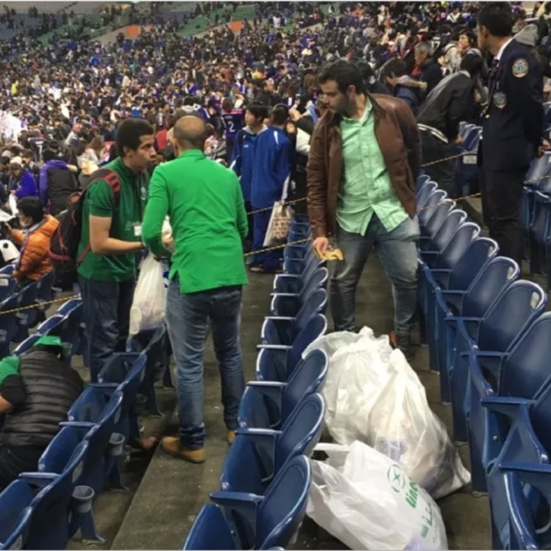 الصور التي تداولها الجميع لمبادرة الطلاب المبتعثين