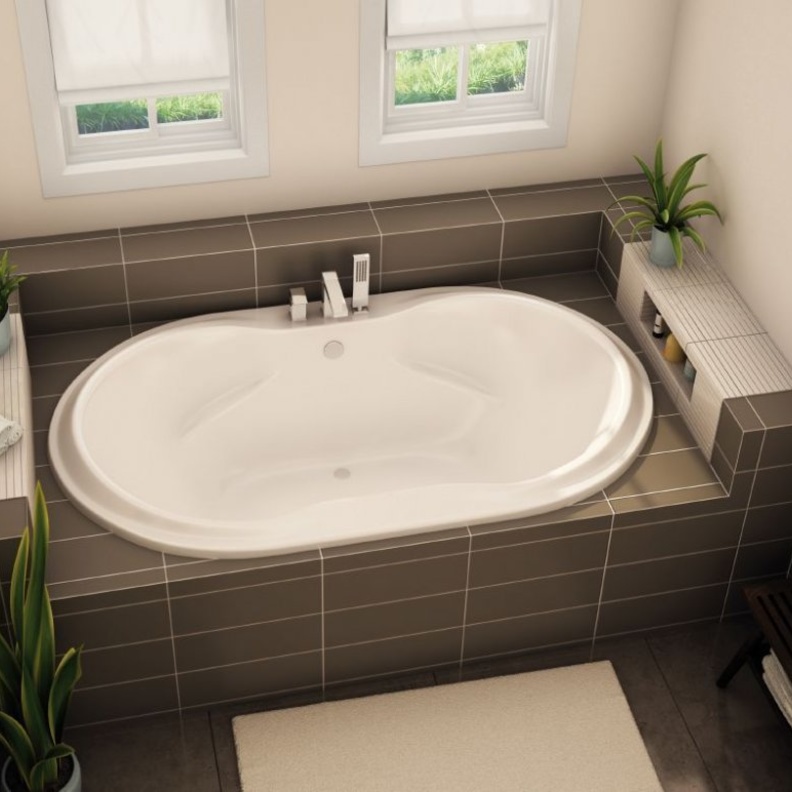 بالصور أجمل ديكورات احواض الاستحمام في الحمام