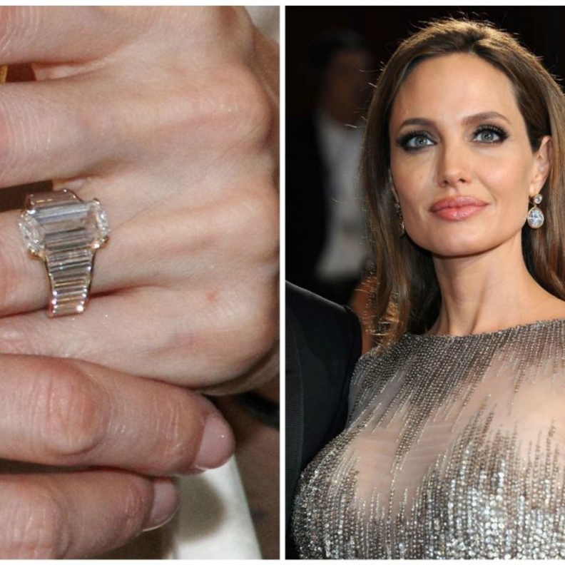 خاتم الخطوبة الخاص بـ أنجيلينا جولي