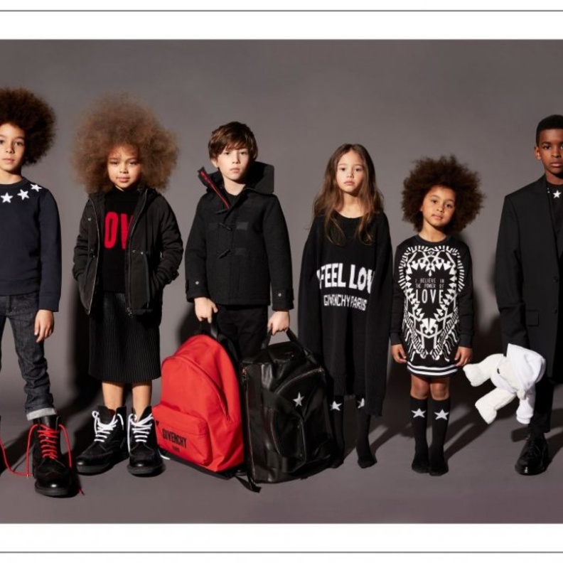 دار Givenchy تطلق مجموعتها الأولى لأزياء الأطفال لموسم خريف وشتاء 2017