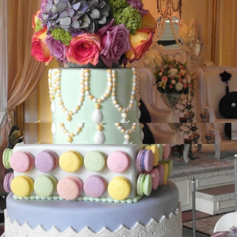 كعكة المكرون