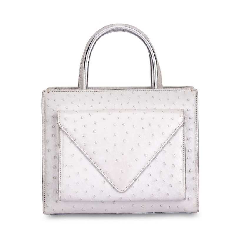 Mail To Me Pearl White OSTRICH