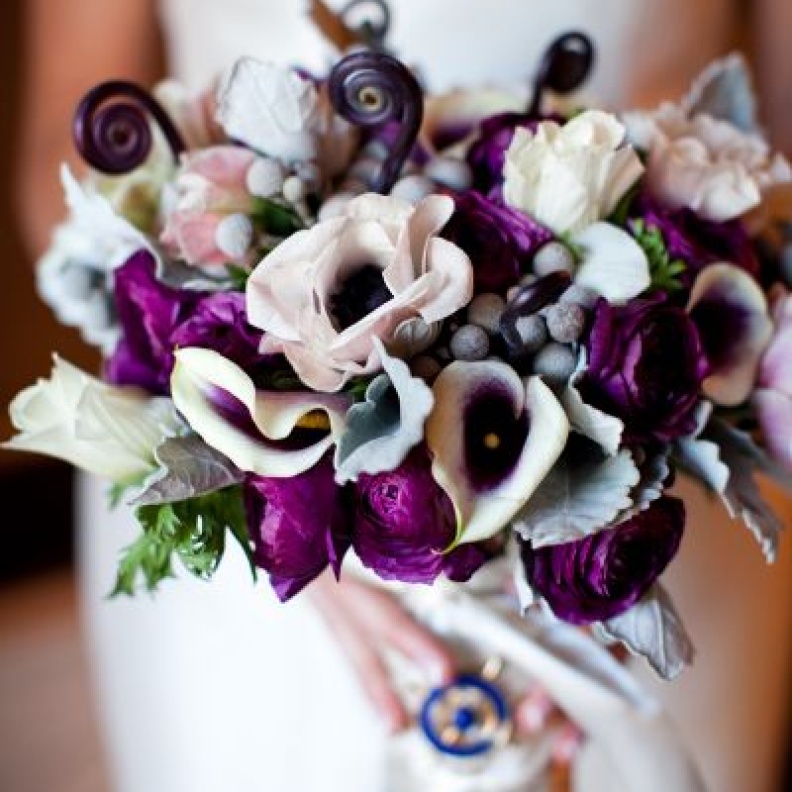 باقات بنفسجية مميزة لعروس الشتاء