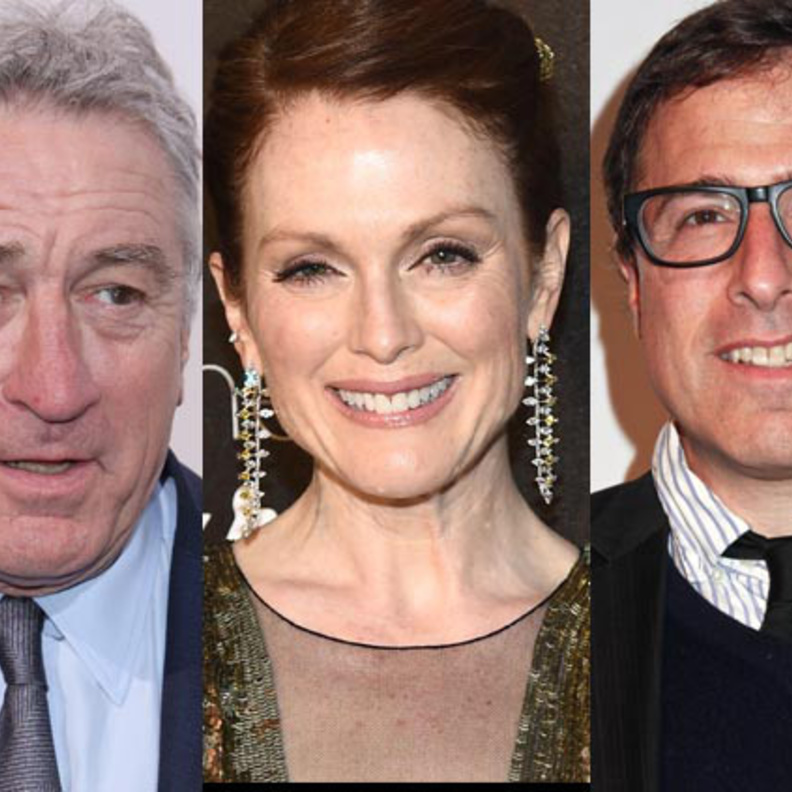 الثلاثي دايفيد أو راسل وجوليان مور وربروت دي نيرو