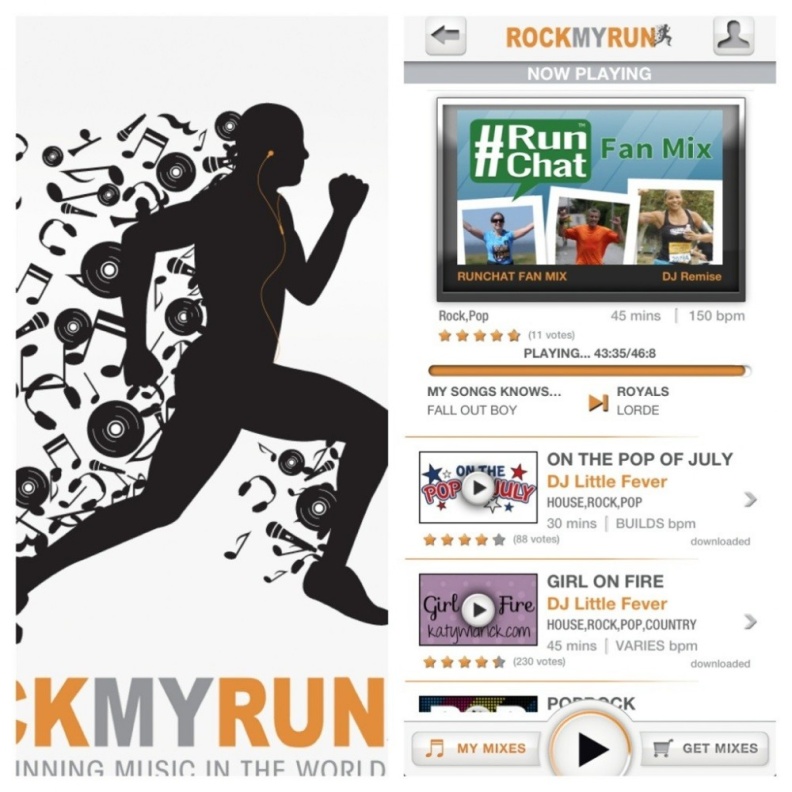 تطبيق RockMyRun لضبط إيقاع الموسيقى مع خطوات الركض
