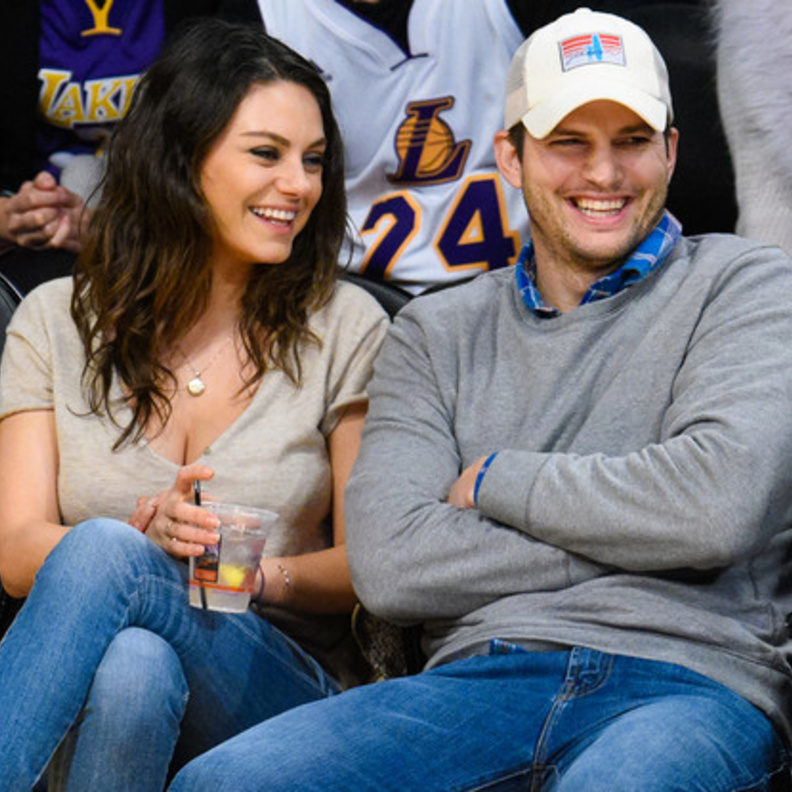 أشتون كوتشر وميلا كوينس