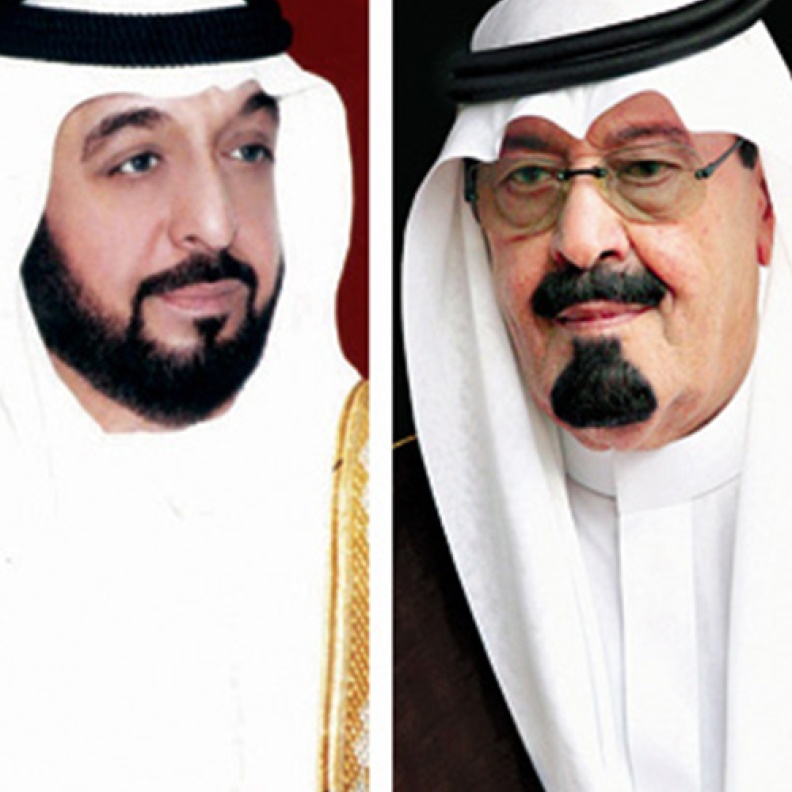 الشيخ خليفة: الملك عبدالله وهب نفسه لشعبه وقضايا الأمة العربية والإسلامية 