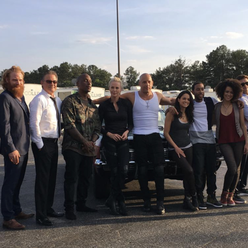 طاقم عمل فيلم fast 8