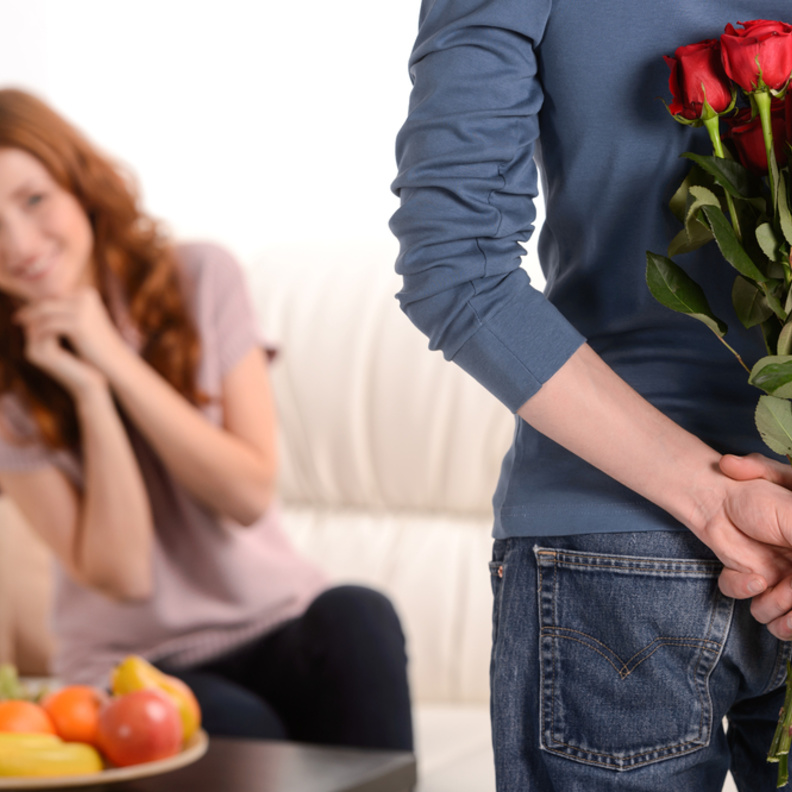 تأثير الورد كهدية على مزاج زوجتك وحالتها النفسية