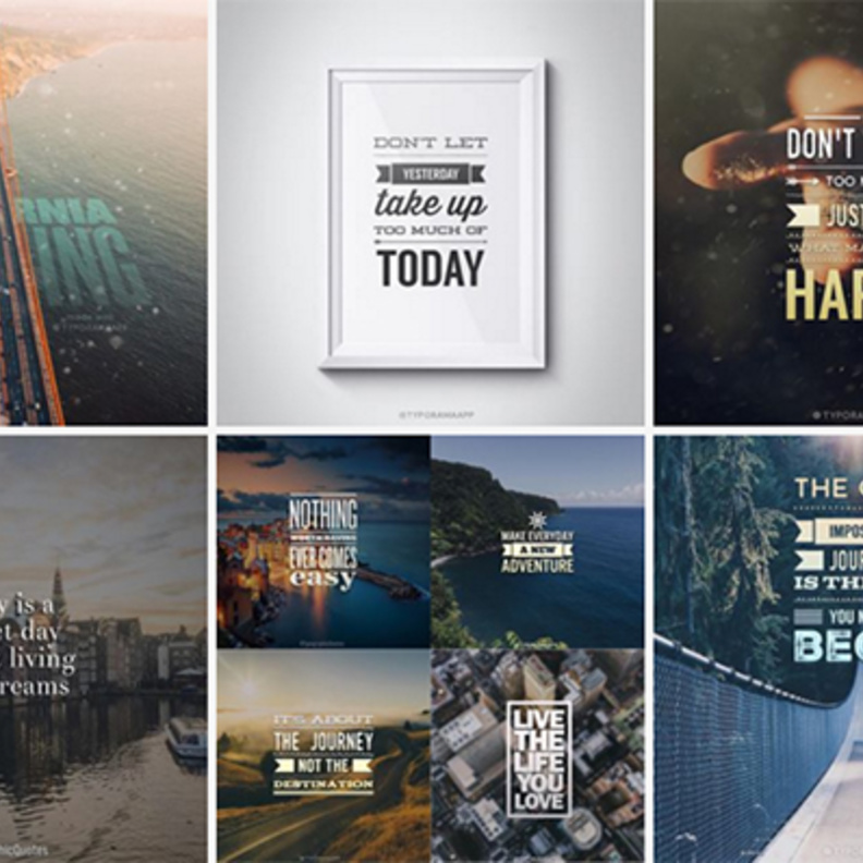 تطبيق Typorama لإضافة نص على الصورة بطريقة جذاّبة