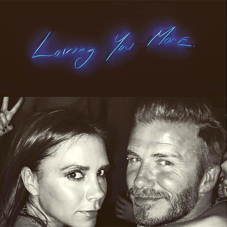 ديفيد بيكهام وزوجته فيكتوريا