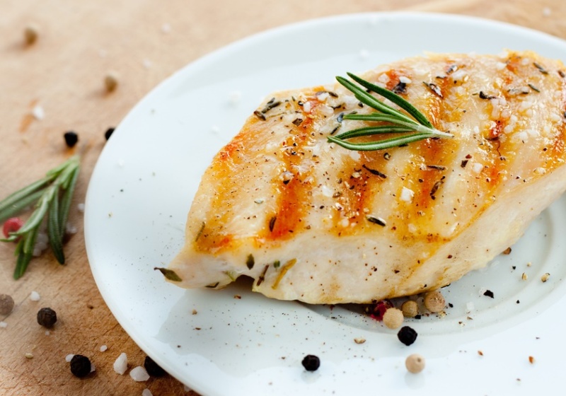 الدجاج المشوي الخفيف 