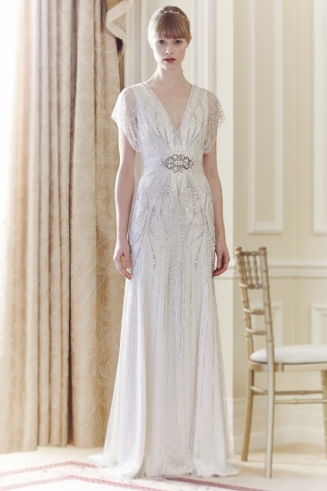 Jenny Packham منThe Great Gatsbyكـ Vintage فستان على طراز الـ