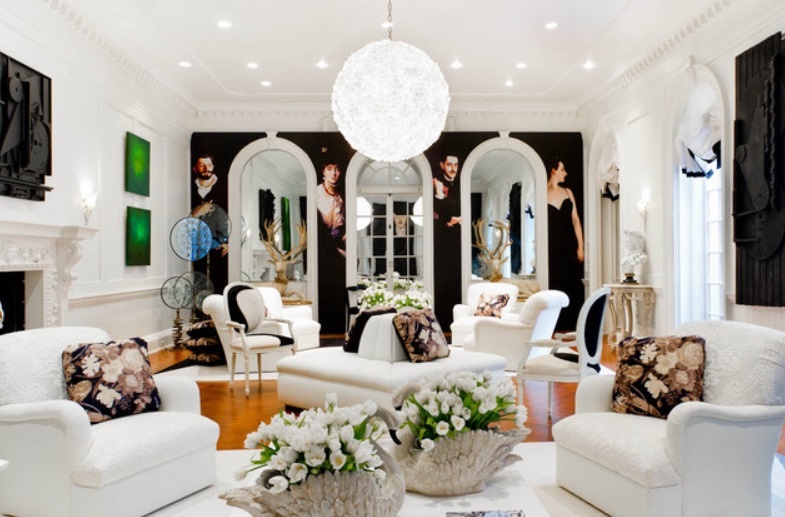  اللون الأبيض البارد يتماشي مع اللون الأسود