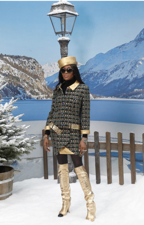 "نعومي كامبل" Naomi Campbell في عرض أزياء "شانيل" 2019  CHANEL