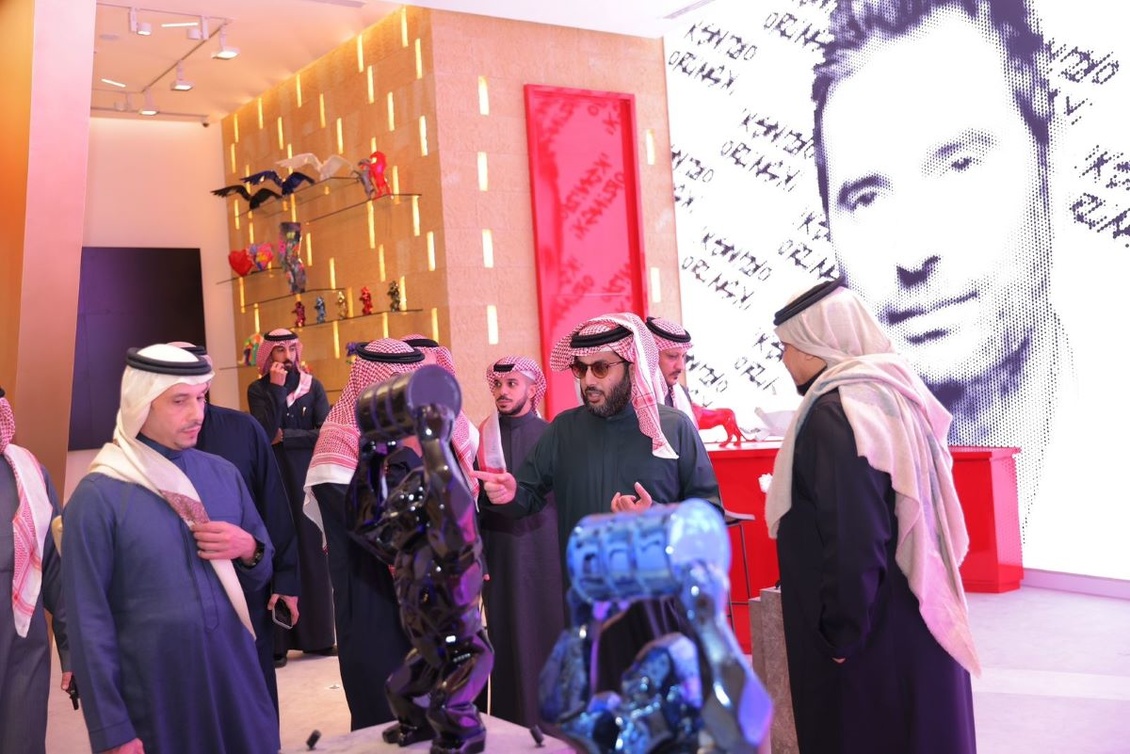 تركي آل الشيخ في حفل تدشين منطقة فيا رياض