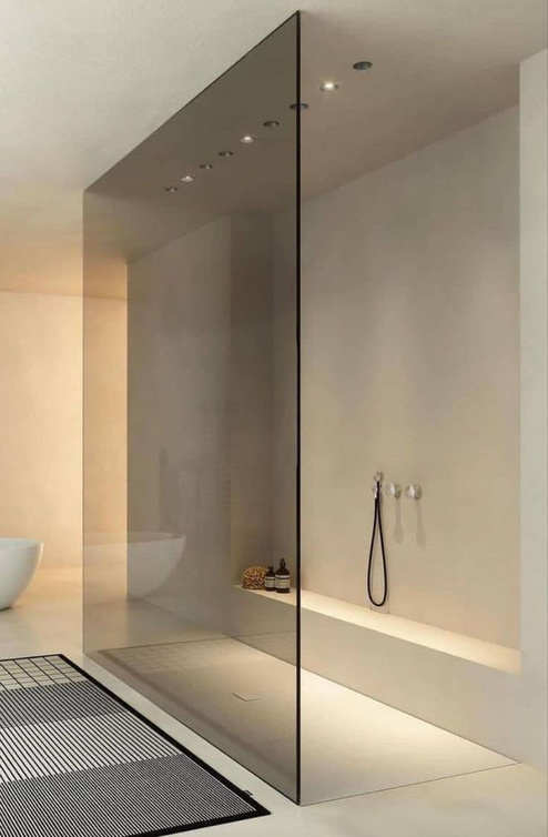 حمام بتصميم minimalist