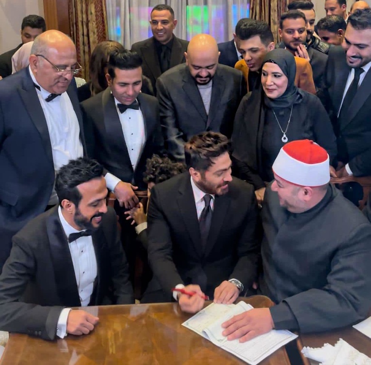 عقد قران الفنان أحمد عصام