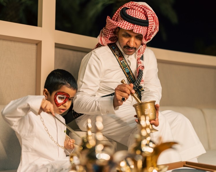  أجواء التراث الأصيل في العيد في الدرعية 