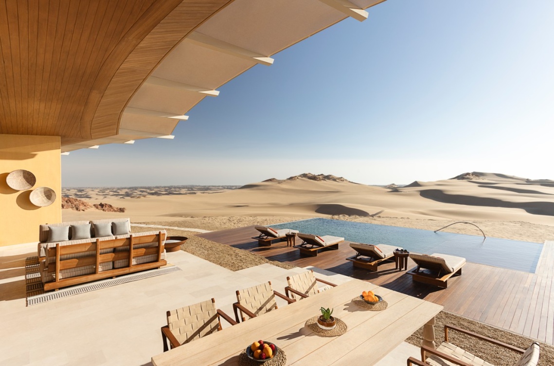 أجواء خيالية في منتجع Six Senses Southern Dunes, The Red Sea.