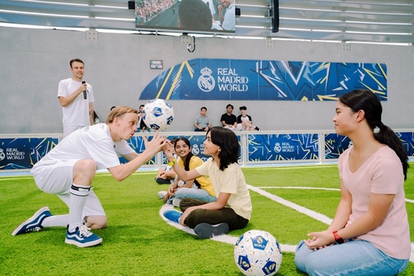  أجواء المتعة في ريال مدريد وورلد. 